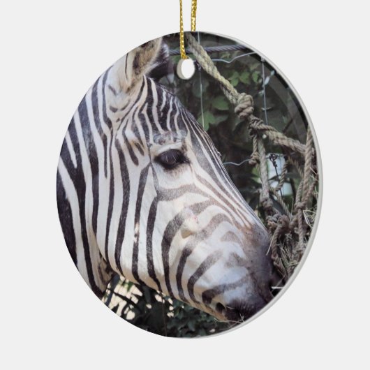 Zebra Keramisch Ornament (Links)