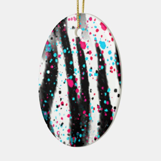 Zebra Keramisch Ornament (Links)