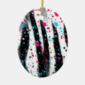 Zebra Keramisch Ornament (Voorkant)