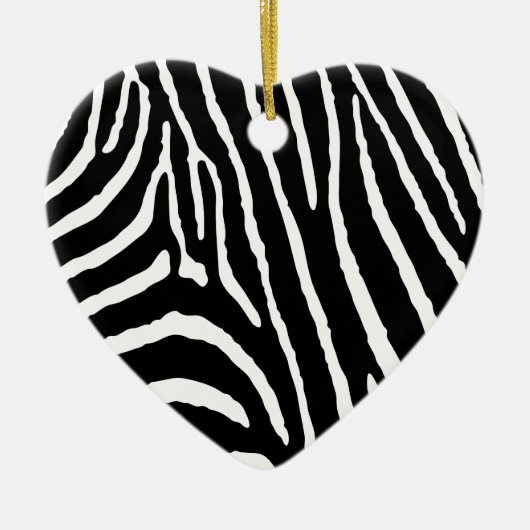 Zebra Keramisch Ornament (Voorkant)