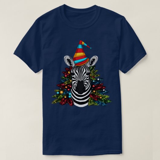 Zebra kerst t-shirt (Design voorkant)