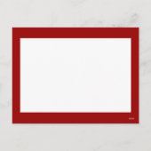 Zebra Kerstdagen Groeten Feestdagenkaart (Achterkant)