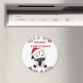 Zebra kerstzebras Winter Animals Magnet (Insitu (Vaatwasser))