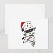 Zebra kerstZebras Winter Dieren Briefkaart (Voorkant / Achterkant)