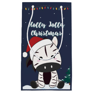 Zebra kerstZebras Winter Dieren Kleine Gift B Klein Cadeauzakje