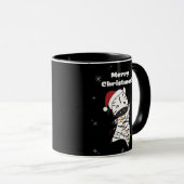 Zebra kerstZebras Winter Dieren Mok (Voorkant rechts)