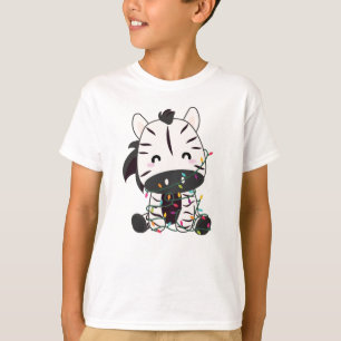 Zebra kerstZebras Winter Dieren T-shirt