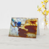 Zebra Ketting Kaart (Gele Bloem)