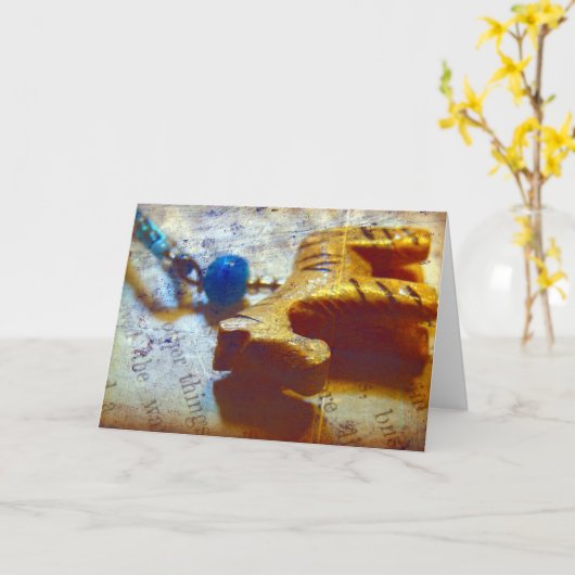 Zebra Ketting Kaart (Gele Bloem)