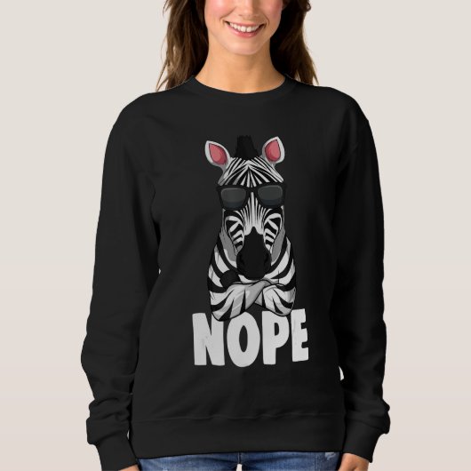 Zebra Kids Boys Girls Women Zebra Lover Trui (Voorkant)