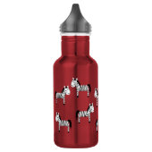 Zebra Kinder Safari Water Flacon met naam Waterfles (Links)