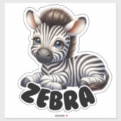 ZEBRA - KINDERDAGVERBLIJF STICKER (Vel)
