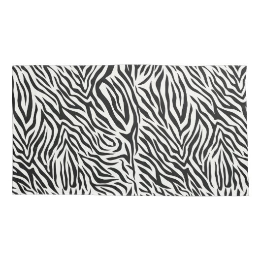 Zebra King Size Pillow Hoesje Pair Kussensloop (Achterkant-Links)