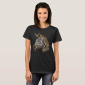 Zebra Kleurrijk Dier Dierentuin Zebra T-shirt (Voorkant volledig)