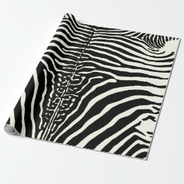 Zebra Koeienhuid Afdruk zwart-wit verpakkingspapie Cadeaupapier