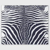 Zebra Koeienhuid Print zwart-wit inpakpapier (Vlak)