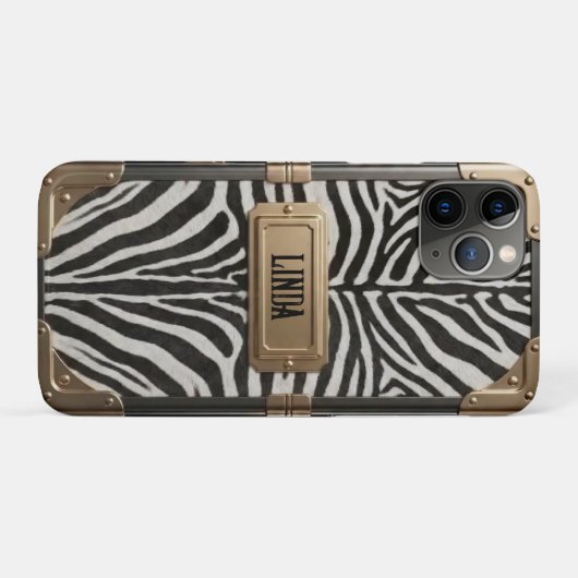 Zebra koffer Case-Mate iPhone case (Achterkant (horizontaal))