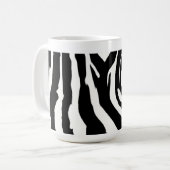 zebra koffie-mok koffiemok (Voorkant links)