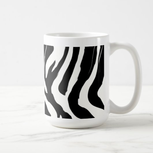 zebra koffie-mok koffiemok (Rechts)