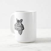 Zebra Koffiemok (Voorkant links)