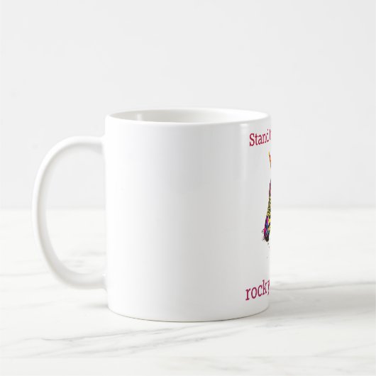 Zebra Koffiemok (Links)