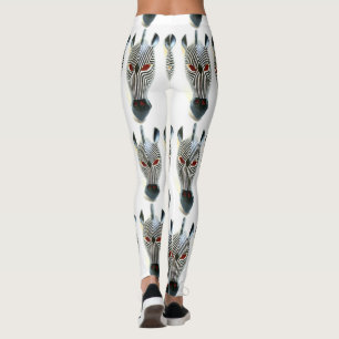 zebra-kop leggings
