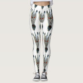 zebra-kop leggings (Voorkant)