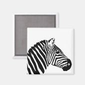 Zebra kop magneet (Voorkant / Achterkant)