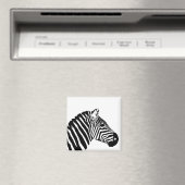 Zebra kop magneet (Insitu (Vaatwasser))