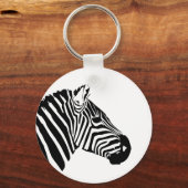 Zebra kop sleutelhanger (Voorkant)