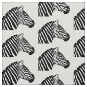 Zebra kop stof (Swatch)