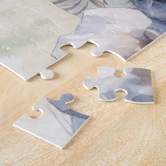 Zebra Kunst Wild Dier Puzzel (Zijkant)