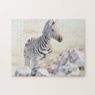 Zebra Kunst Wild Dier Puzzel