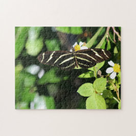 Zebra langwerpvlinder legpuzzel