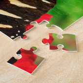 Zebra langwerpvlinder. legpuzzel (Zijkant)