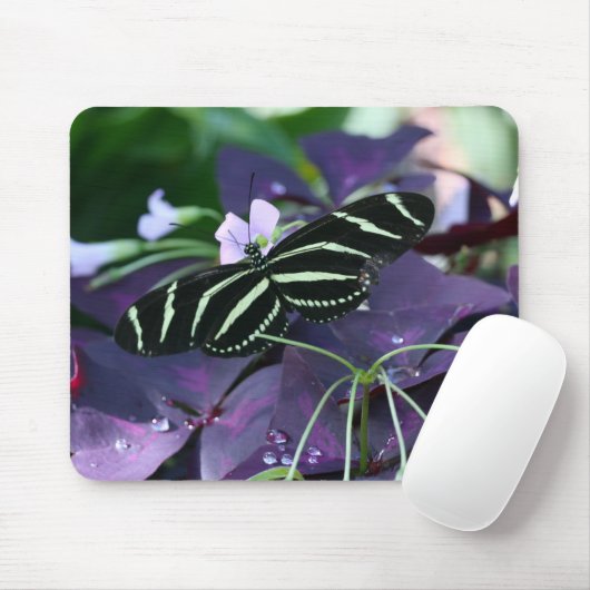 Zebra langwerpvlinder muismat (Met muis)