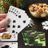 Zebra langwerpvlinder pokerkaarten (Insitu)