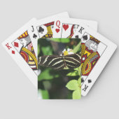 Zebra langwerpvlinder pokerkaarten (Achterkant)