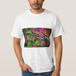 Zebra langwerpvlinder t-shirt