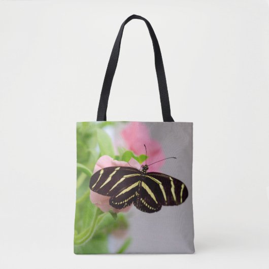 Zebra langwerpvlinder tote bag (Voorkant)
