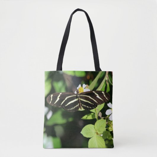 Zebra langwerpvlinder tote bag (Voorkant)