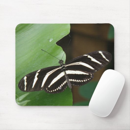 Zebra langwerpvlindermousepad Muismat (Met muis)