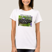 Zebra langwervend T-shirt (Voorkant)