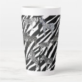 Zebra Latte Mok (Voorkant)