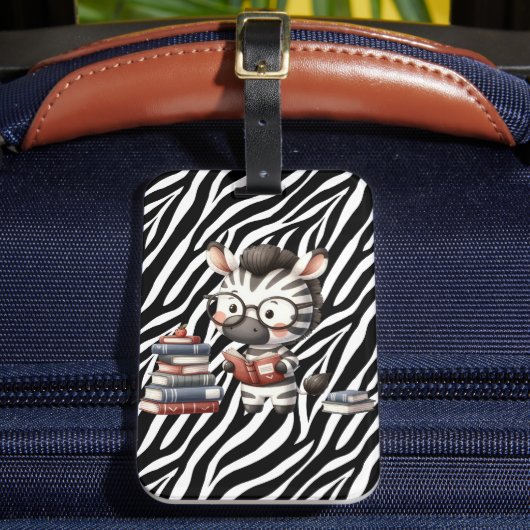 Zebra leesboeken. bagagelabel (Voorkant Insitu 2)