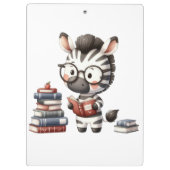 Zebra leesboeken. klembord (Achterkant)