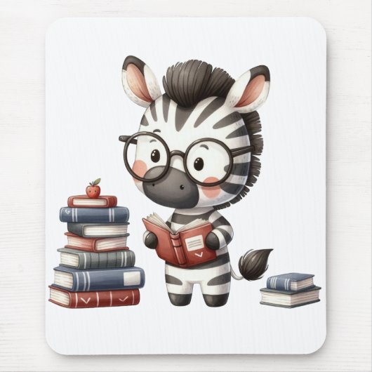 Zebra leesboeken. muismat (Voorkant)