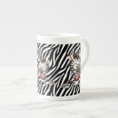 Zebra leesboeken. porselein kop (Voorkant rechts)