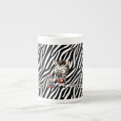 Zebra leesboeken. porselein kop (Voorkant)