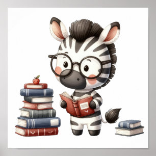 Zebra leesboeken. poster